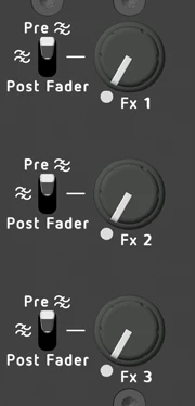 Stereo Channels Effect Sends