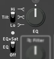 Stereo Channels Tilt EQ and Saturation
